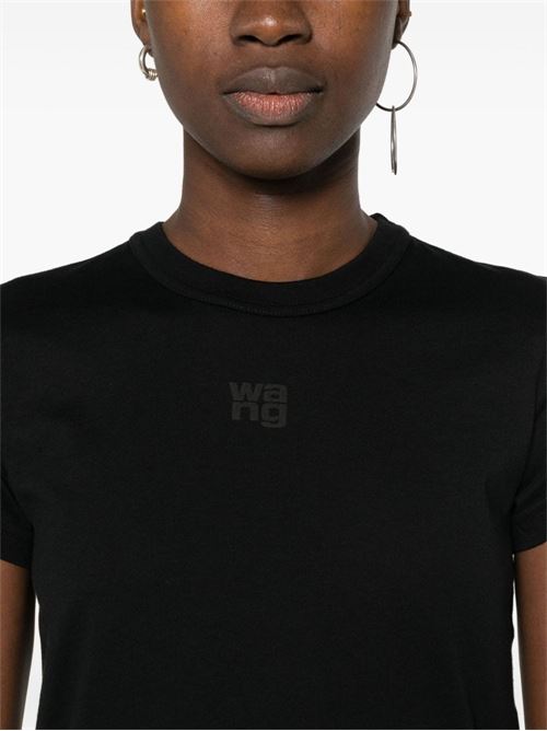 T-shirt in cotone con logo ALEXANDER WANG | 4CC3241521001